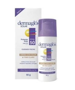 Dermaglos Protector Facial FPS50 Tono Claro x50gr