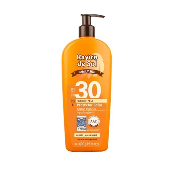 Rayito de Sol Protector Solar Familiar FPS30 x400gr