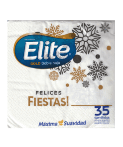 Elite Gold Servilletas Felices Fiestas x35