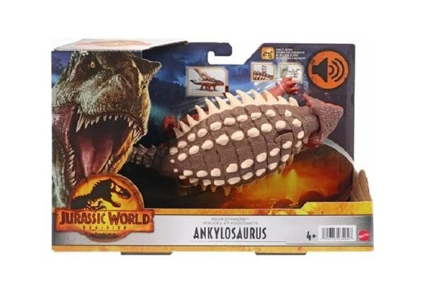Jurassic World- Ankylosaurus Muñeco c/sonido
