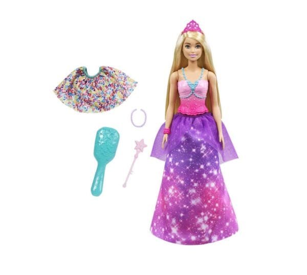 Barbie Dreamtopia 2 en 1- Princesa y Sirena