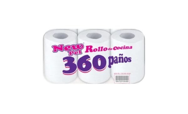 New Pel Rollo de Cocina x360 Paños