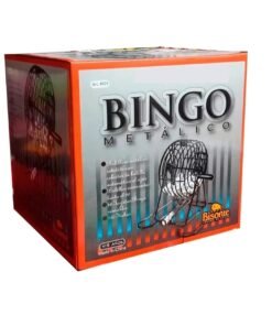 Bingo con Bolillero Metalico Bisonte