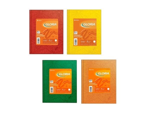 Cuaderno Gloria Tapa Dura 16x21 x42hjs