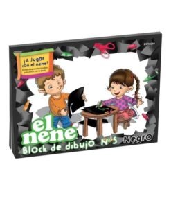 El Nene Block de Dibujo N°5 Negro