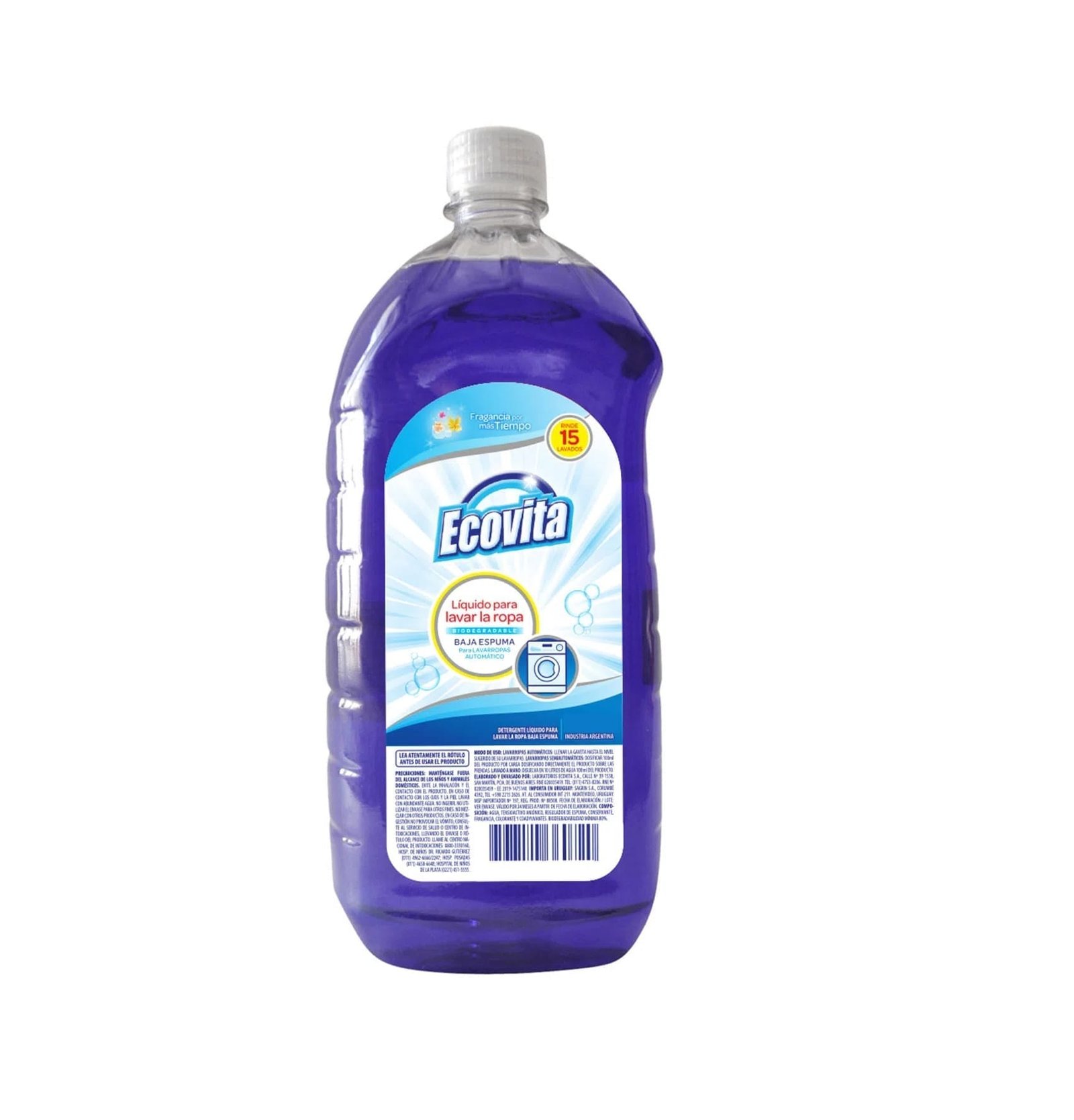 Ecovita Liquido para la Ropa Baja Espuma x800ml Botella