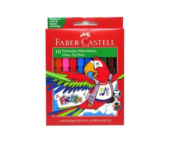 Faber Castell Marcadores Fiesta x10