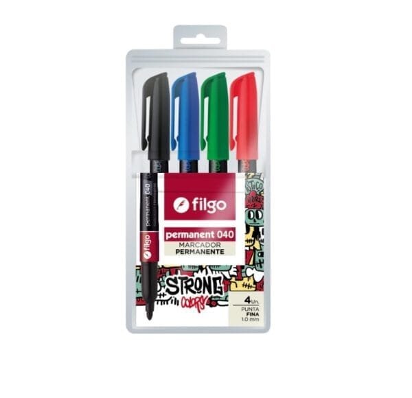 Filgo Marcador Permanente x4