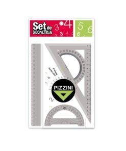 Pizzini Set de Geometría x3 piezas