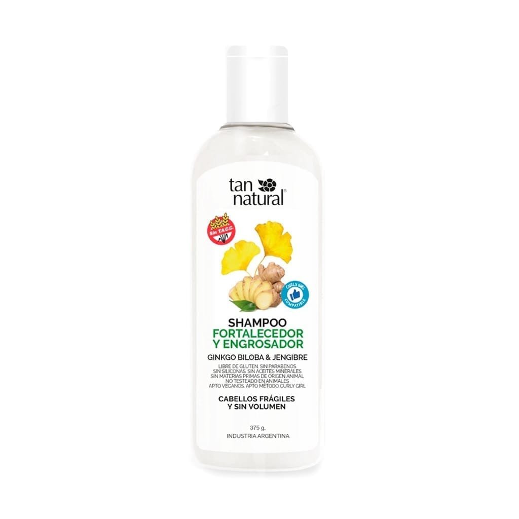 Tan Natural Shampoo Fortalecedor y Engrosador x375ml
