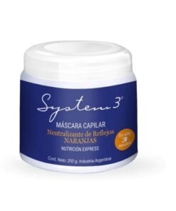 System3 Mascara Capilar Neutralizante de reflejos naranjas x250gr