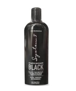 System3 x375 ml Shampoo Black