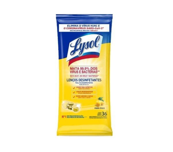 Lysol Toallitas Desinfectantes x36
