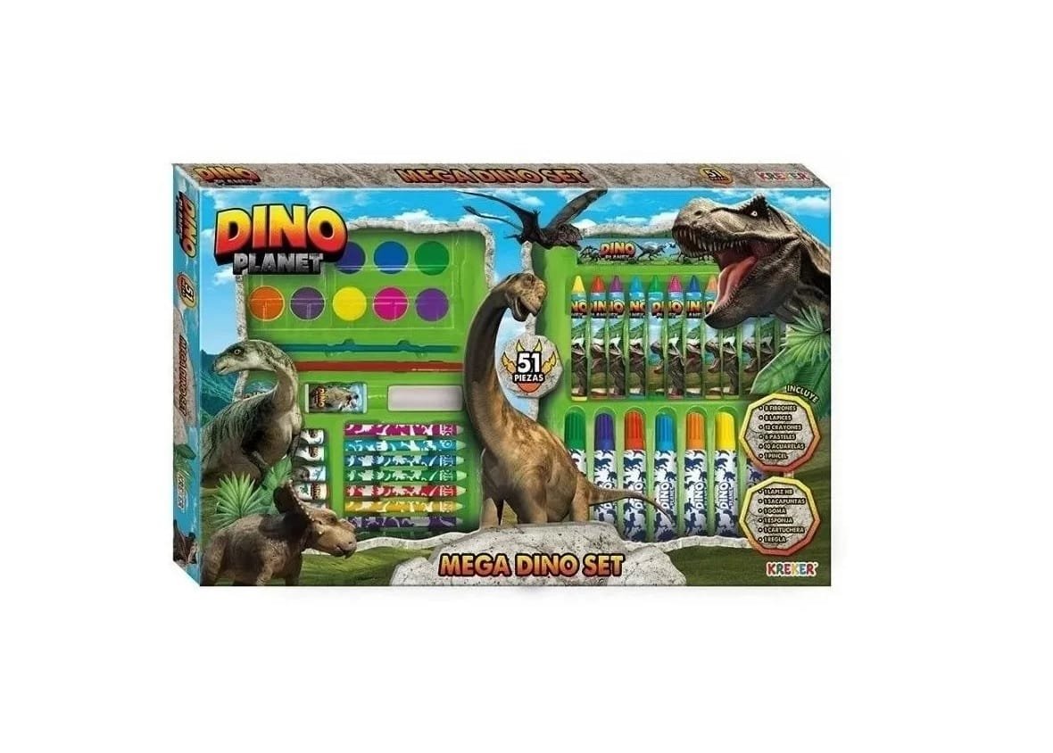 Kreker Box de Arte- Mega Dino Set