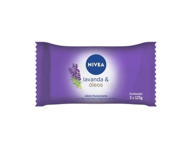 Nivea Jabón Humectante Lavanda & Óleos