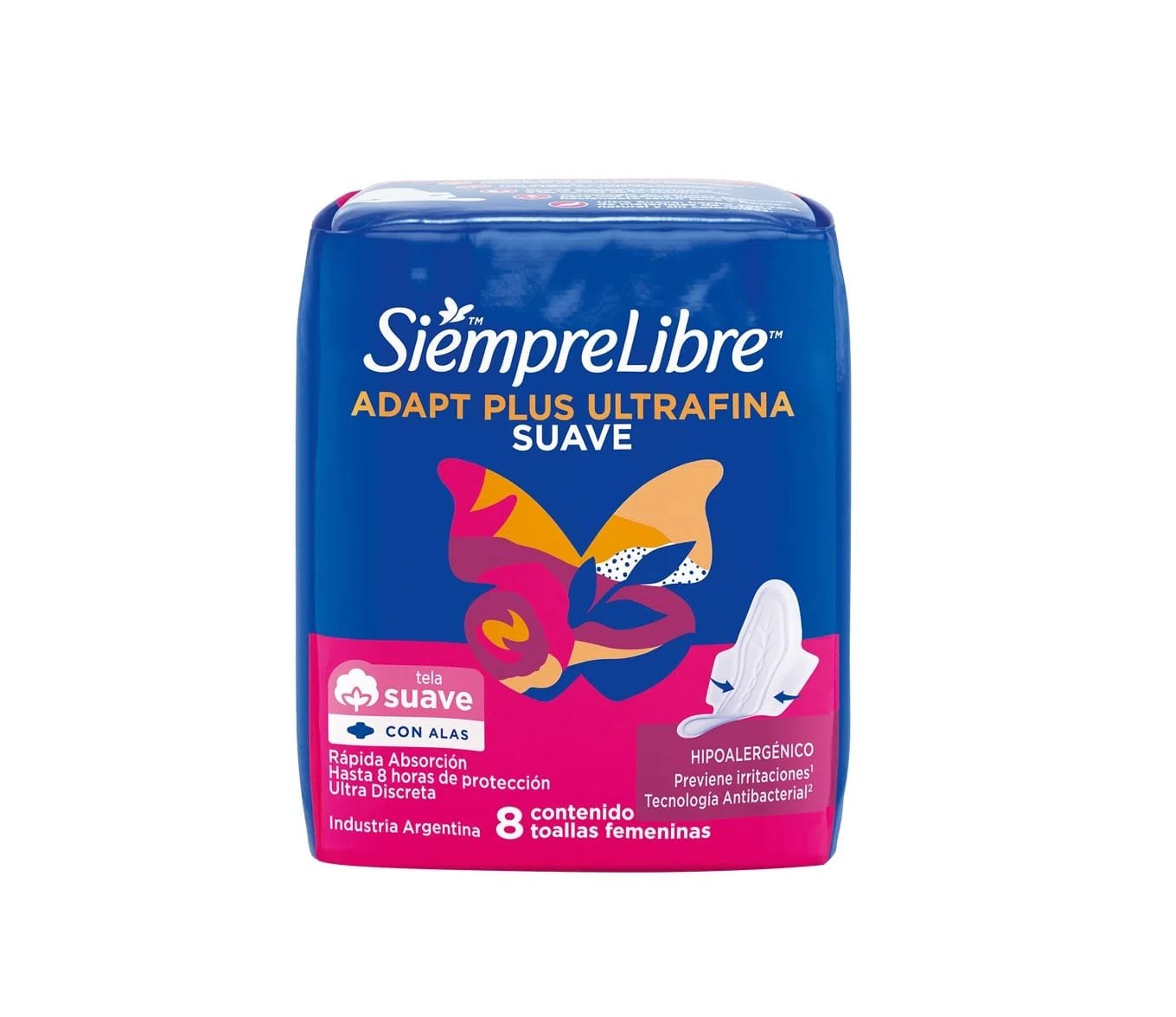 Siempre Libre Adapt Plus Ultrafina x8