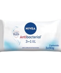 Nivea Jabón Antibacterial 3 en 1 pack x3