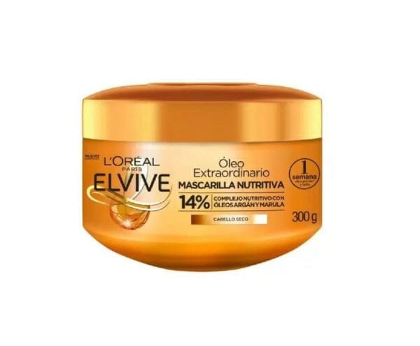 Elvive Óleo Extraordinario Mascarilla Nutritiva x300gr