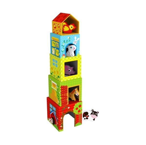 Nesting Box Farm- Cajas Apilables Tooky Toys