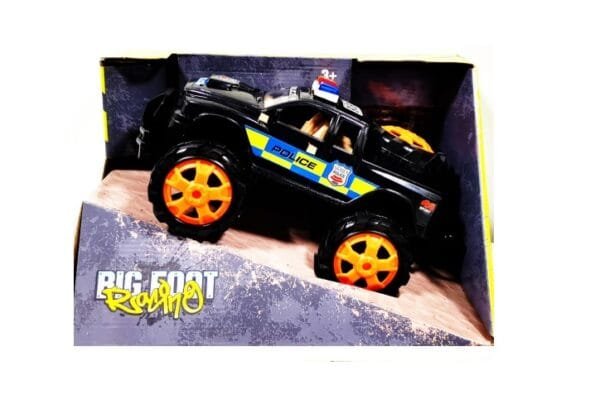Big Foot Monster- Camioneta Policia a Fricción