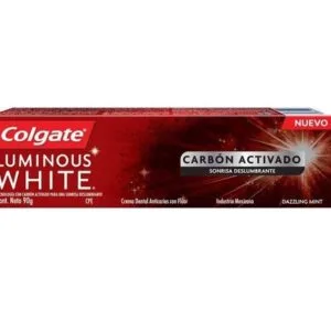 Colgate Luminous White Carbon Activado x90gr
