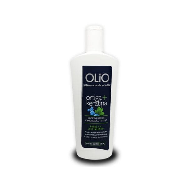 Olio Balsam Acondicionador Ortiga + Keratina Fuerza y Crecimiento x420ml