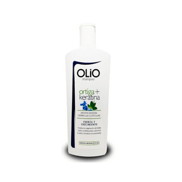 Olio Shampoo Ortiga + Keratina Fuerza y Crecimiento x420ml