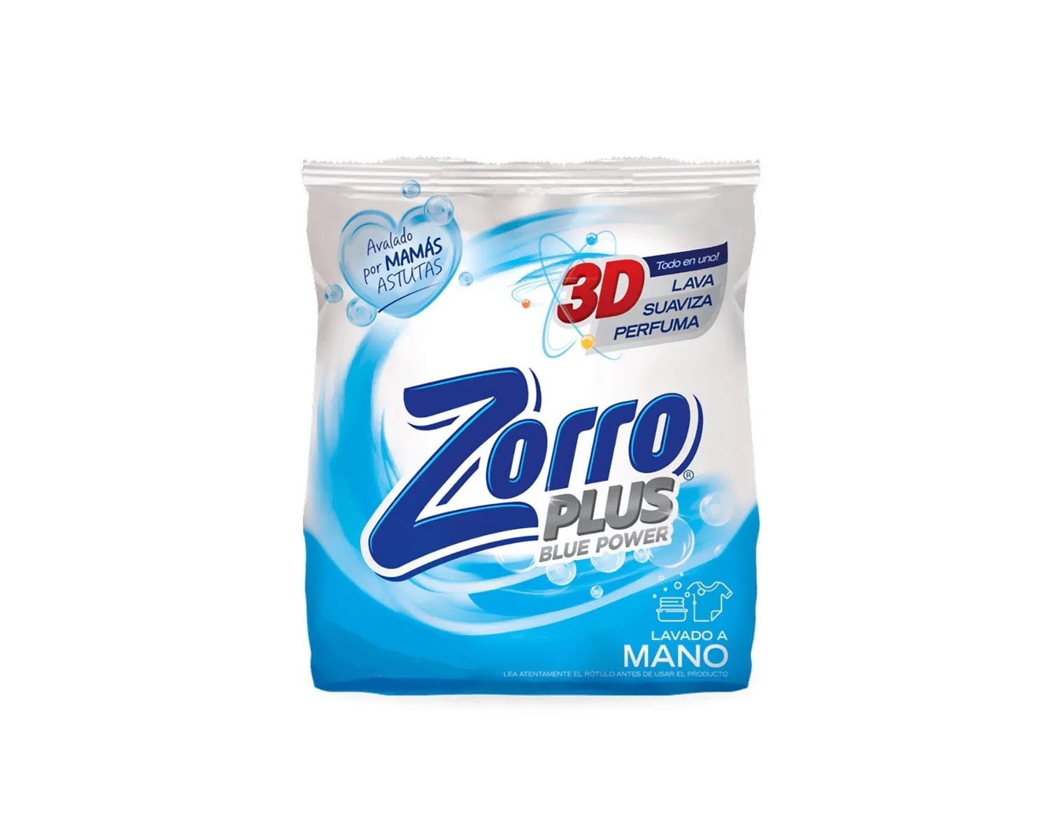 Zorro Polvo x3 kg Blue Power Lavado a Mano