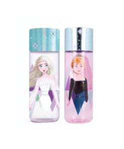 Cresko Botella Frozen Anna y Elsa Con Tapa a rosca