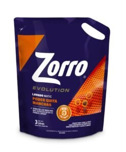 Zorro Jabon Líquido Matic Quitamanchas x3 Litros