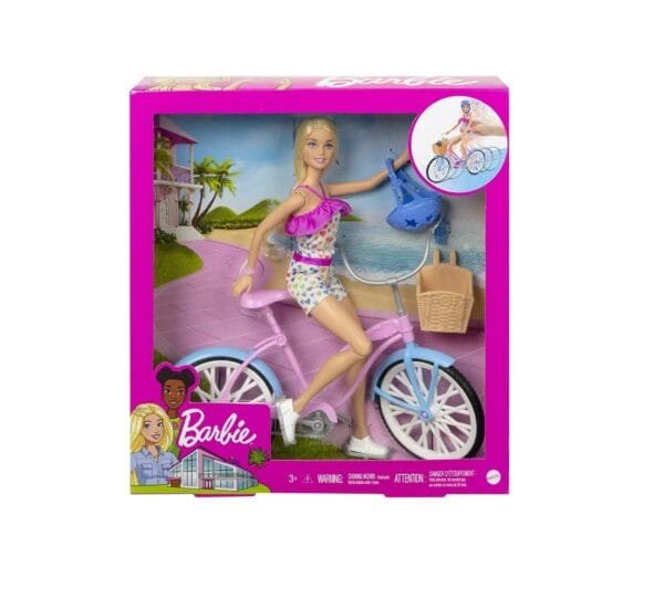 Barbie Muñeca con Bicicleta