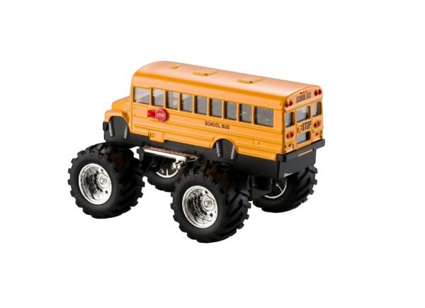 Monster Truck Welly- Autobus escolar escala 1:34