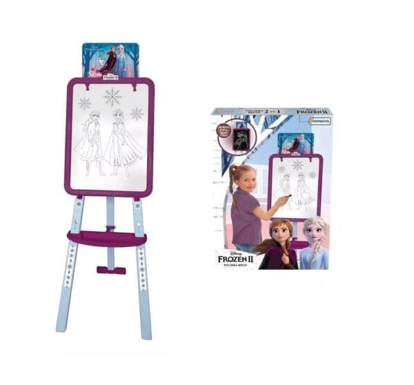 Pizarra Con Soporte 2 en 1 Frozen