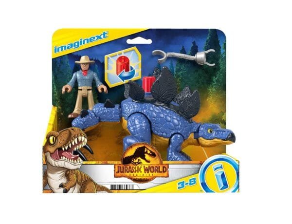 Jurrasic World- Stegosaurus & Dr.Grant
