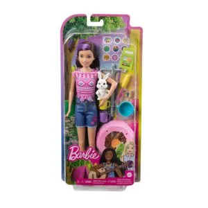 Barbie Camping- Hermanas y su Mascota