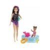 Barbie Skipper Babysitter- Niñera con Bebe y Pileta - Imagen 2