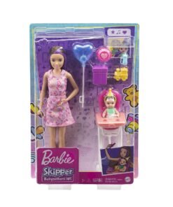 Barbie Skipper Babysitter- Niñera con Bebe en sillita