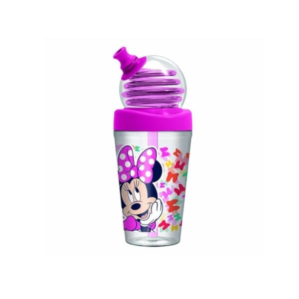 Cresko Vaso Minnie Mouse con sorbete espiral