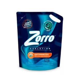 Zorro Jabon Líquido Quitamanchas x3 Litros