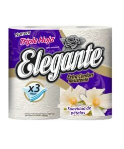 Elegante Papel Triple Hoja 4 Rollos x20mts