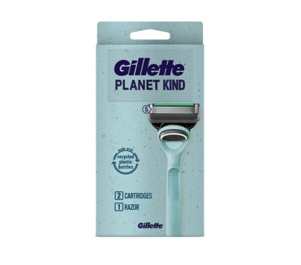 Gillette Planet Kind- Maquina + 2 cartuchos