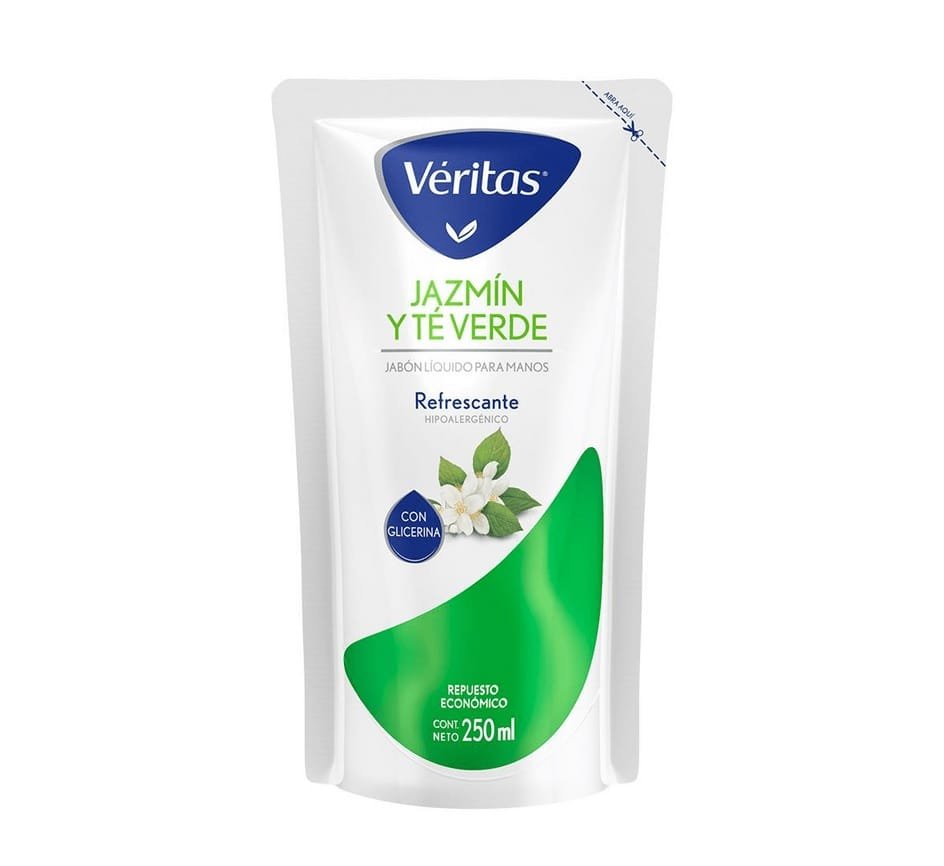 Véritas Jabón Líquido Refrescante x250 ml