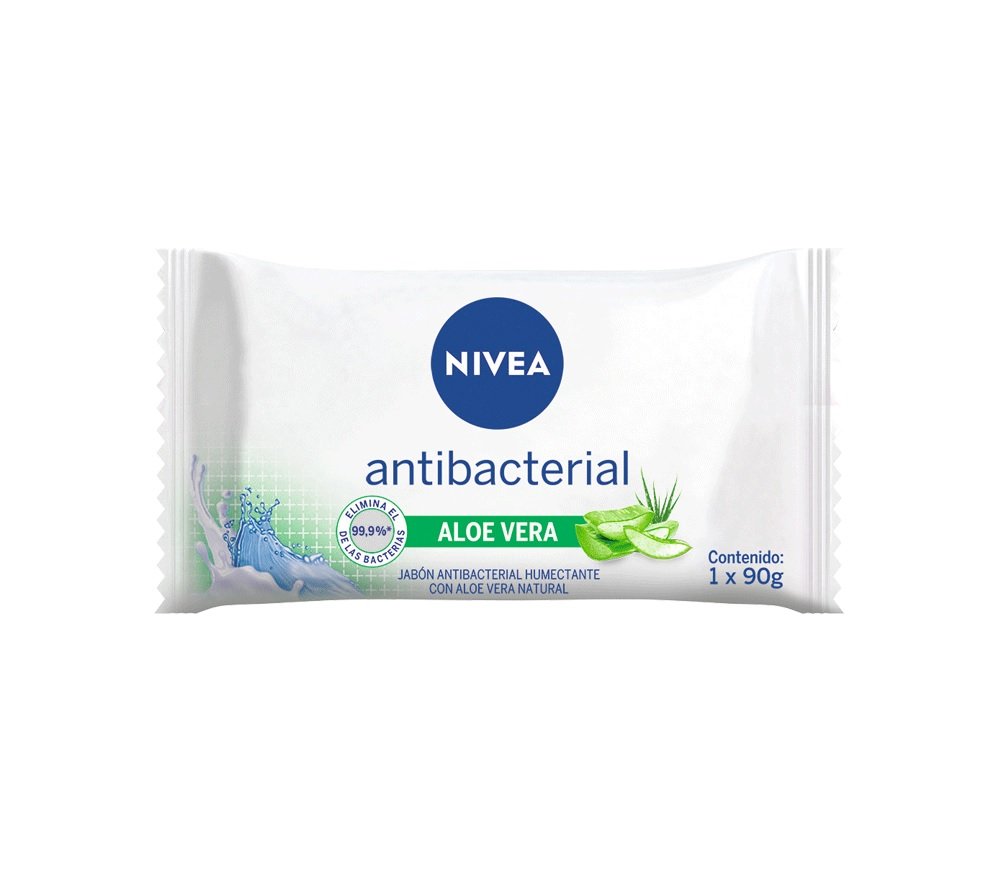 Nivea Jabón Antibacterial Aloe Vera