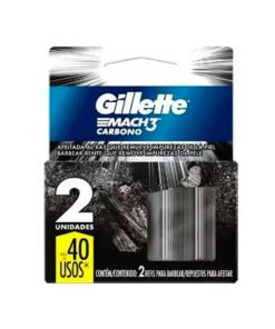 Gillette Mach3 Carbono repuesto x2
