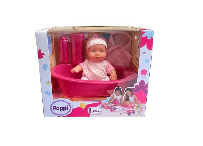 Poppi Bebe con Bañerita