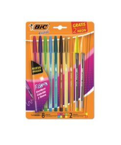 Bic lapiceras Cristal Colores x10