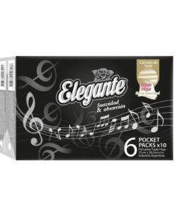 Elegante Carilina Triple Hoja Pack x6