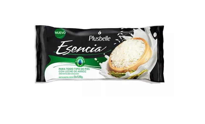 Jabón Plusbelle Esencial x3 Todo tipo de Piel