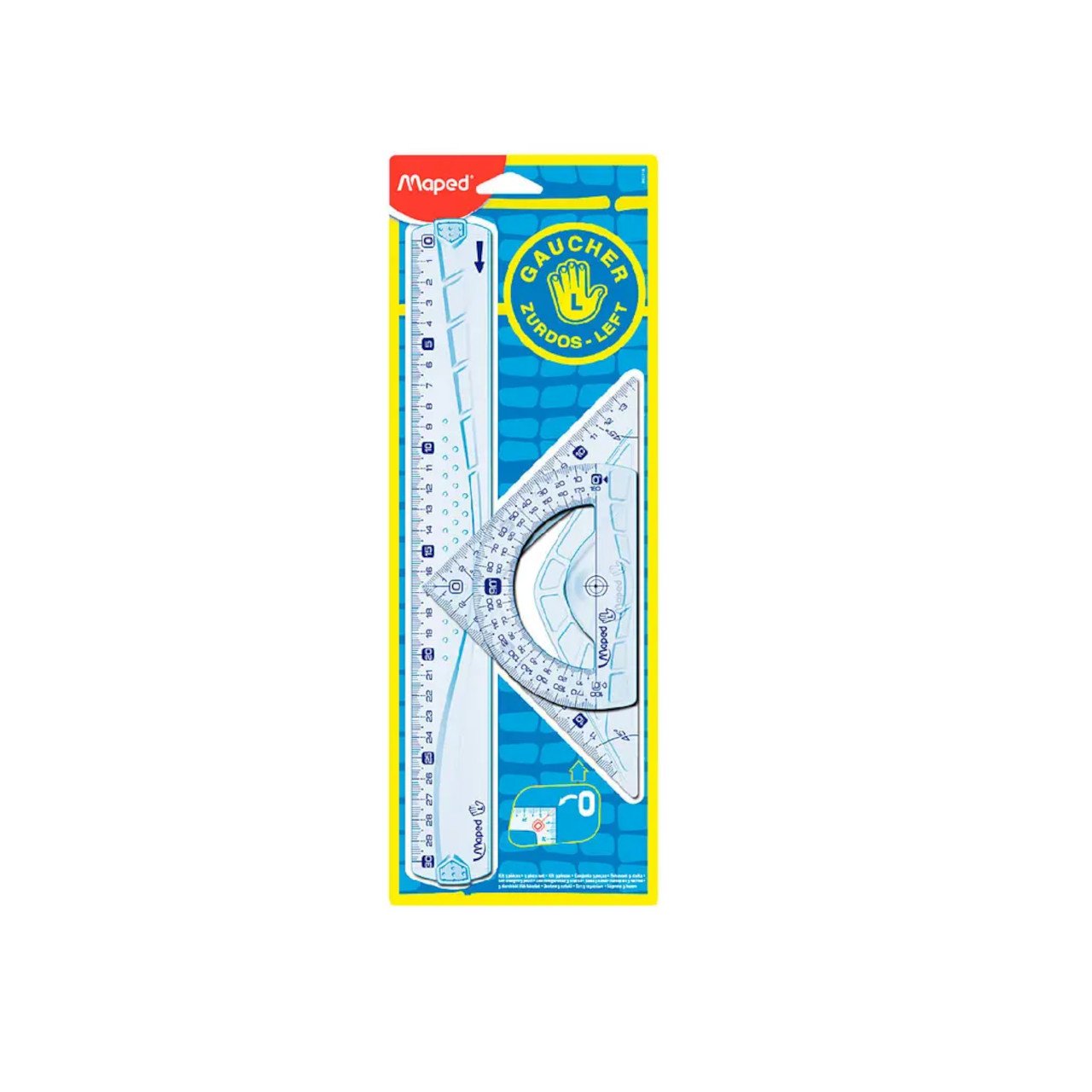 Maped Set Geometric Para Zurdos