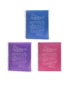 Cuaderno Candy Tapa Flexible Anillado Skora